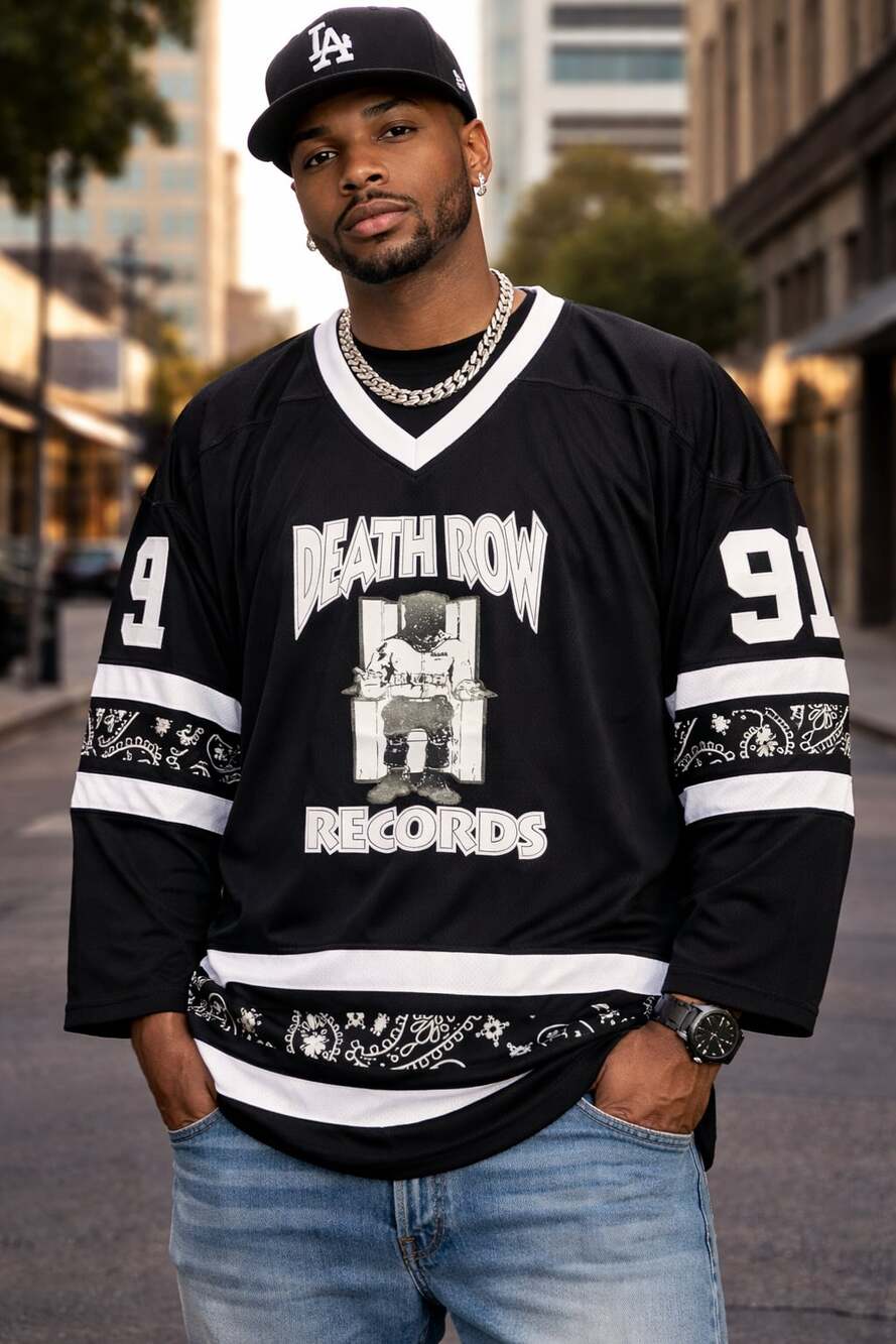 Mitchell & Ness 50th AOHH Death Row Hockey Jersey – ,